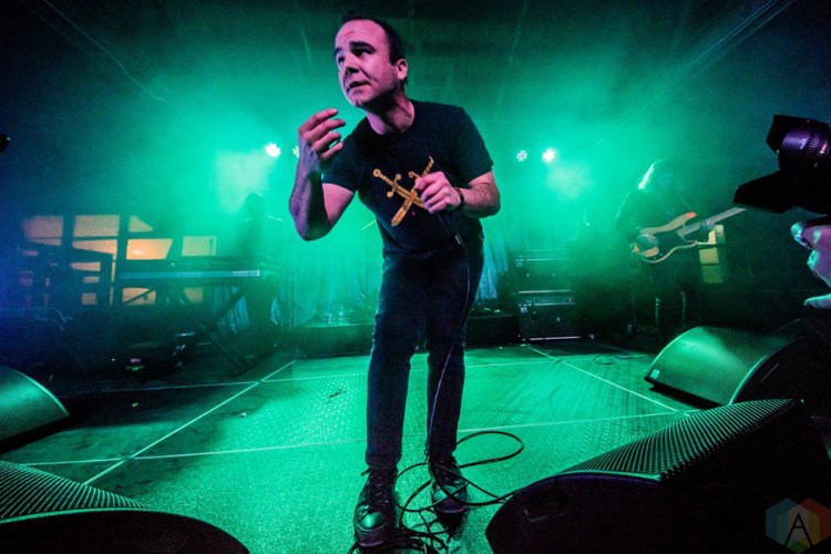 Future Islands performs at House of Vans in Chicago on February 3, 2017. (Photo: Joshua Mellin/Aesthetic Magazine)