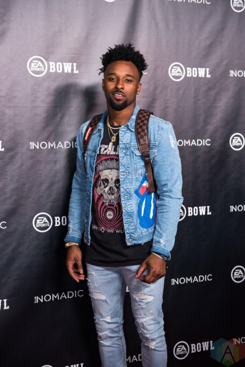 Miami Dolphins player Jarvis Landry attends the EA Sports Bowl at Club Nomadic in Houston, Texas on February 2, 2017. (Photo: Joey Diaz/Aesthetic Magazine)