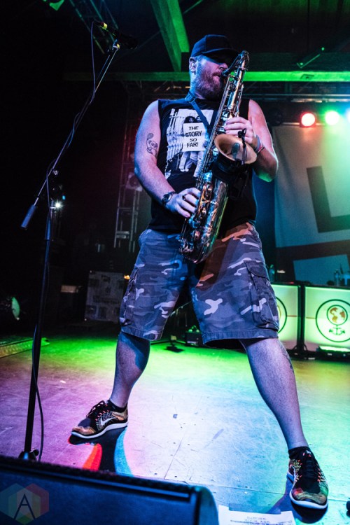 Less Than Jake performs at the Showbox SoDo in Seattle on January 31, 2017. (Photo: Kevin Tosh/Aesthetic Magazine)