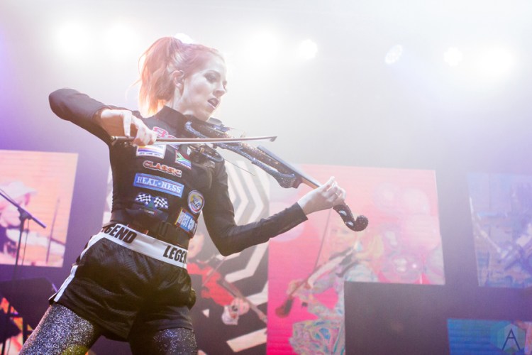 Lindsey Stirling performs at Livewire in Scottsdale, Arizona on February 10, 2017. (Photo: Meghan Lee/Aesthetic Magazine)