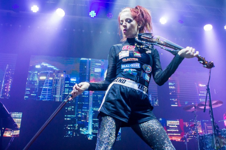 Lindsey Stirling performs at Livewire in Scottsdale, Arizona on February 10, 2017. (Photo: Meghan Lee/Aesthetic Magazine)