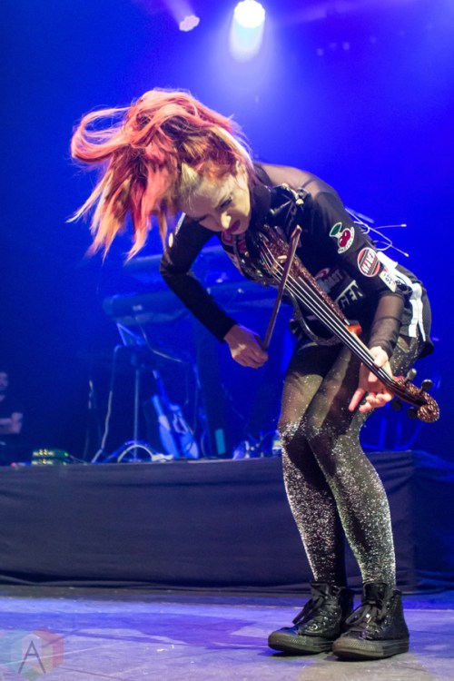 Lindsey Stirling performs at Livewire in Scottsdale, Arizona on February 10, 2017. (Photo: Meghan Lee/Aesthetic Magazine)