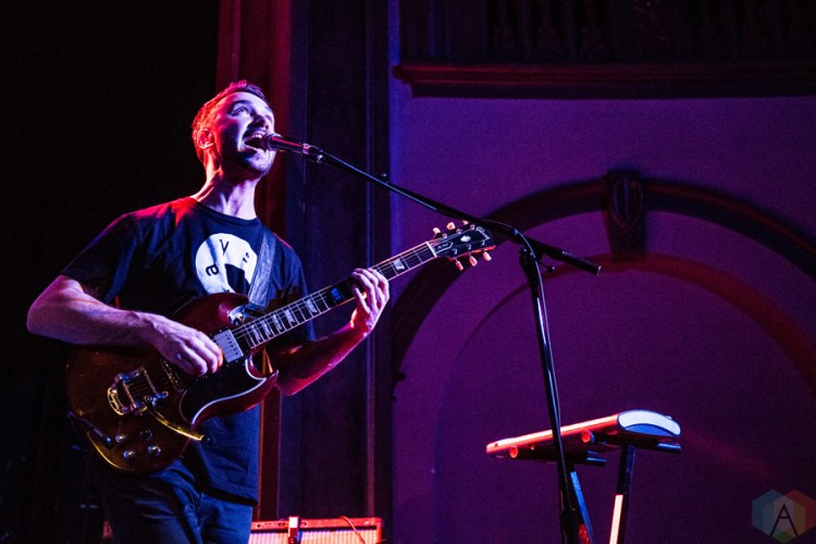 Los Campesinos performs at the Neptune Theatre in Seattle on February 20, 2017. (Photo: Kevin Tosh/Aesthetic Magazine)