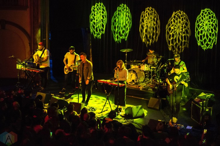 Los Campesinos performs at the Neptune Theatre in Seattle on February 20, 2017. (Photo: Kevin Tosh/Aesthetic Magazine)