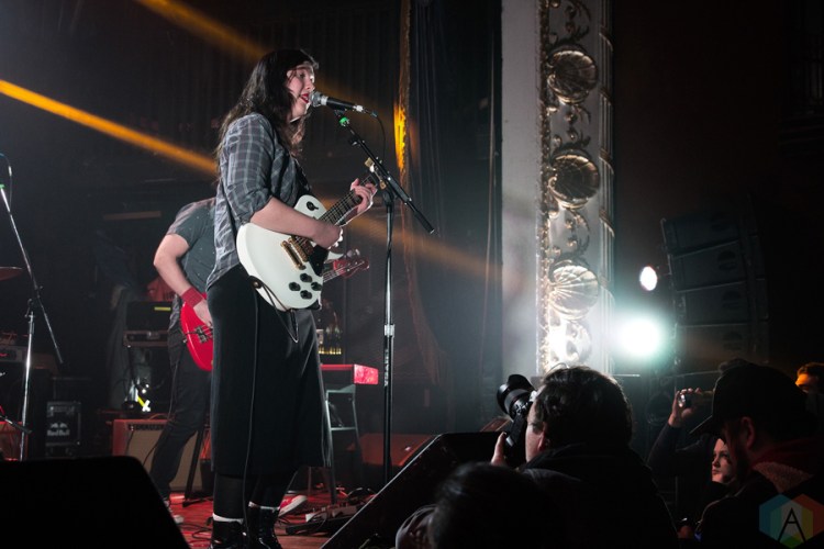 Lucy Dacus performs at the Opera House in Toronto on February 13, 2017. (Photo: Theo Rallis/Aesthetic Magazine)
