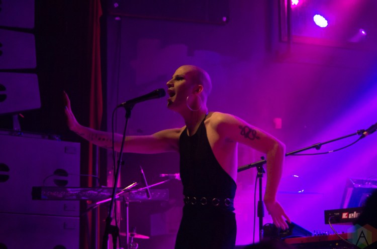 Michele Nox performs at the Mod Club in Toronto on February 12, 2017. (Photo: Janine Wong/Aesthetic Magazine)