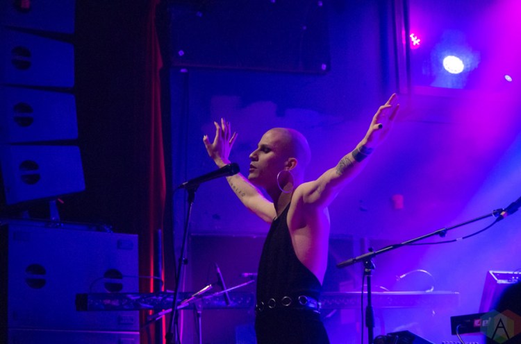 Michele Nox performs at the Mod Club in Toronto on February 12, 2017. (Photo: Janine Wong/Aesthetic Magazine)