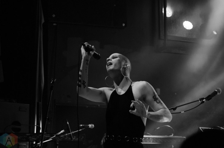 Michele Nox performs at the Mod Club in Toronto on February 12, 2017. (Photo: Janine Wong/Aesthetic Magazine)