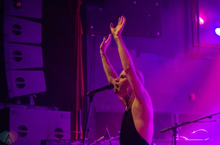 Michele Nox performs at the Mod Club in Toronto on February 12, 2017. (Photo: Janine Wong/Aesthetic Magazine)