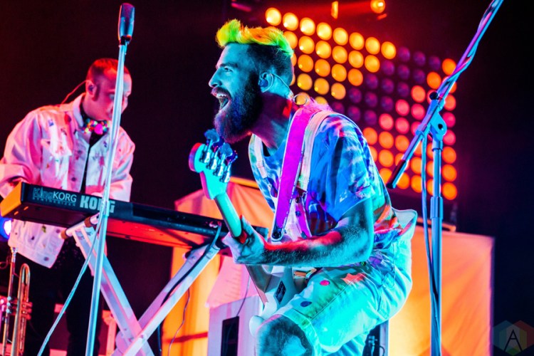 MisterWives performs at the Mohegan Sun Arena in Uncasville, CT on February 24, 2017. (Photo: Timothy Boyer/Aesthetic Magazine)