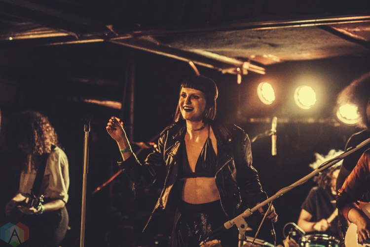 Muna performs at Subterranean in Chicago on February 18, 2017. (Photo: Kris Cortes/Aesthetic Magazine)