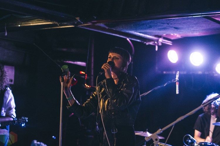 Muna performs at Subterranean in Chicago on February 18, 2017. (Photo: Kris Cortes/Aesthetic Magazine)