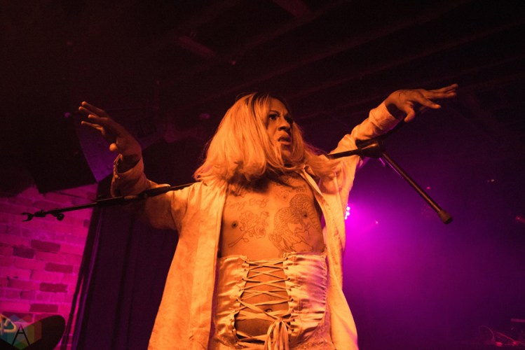 Mykki Blanco performs at the Velvet Underground in Toronto on February 14, 2017. (Photo: Morgan Hotston/Aesthetic Magazine)