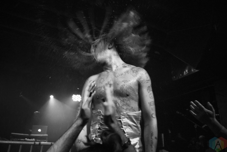 Mykki Blanco performs at the Velvet Underground in Toronto on February 14, 2017. (Photo: Morgan Hotston/Aesthetic Magazine)