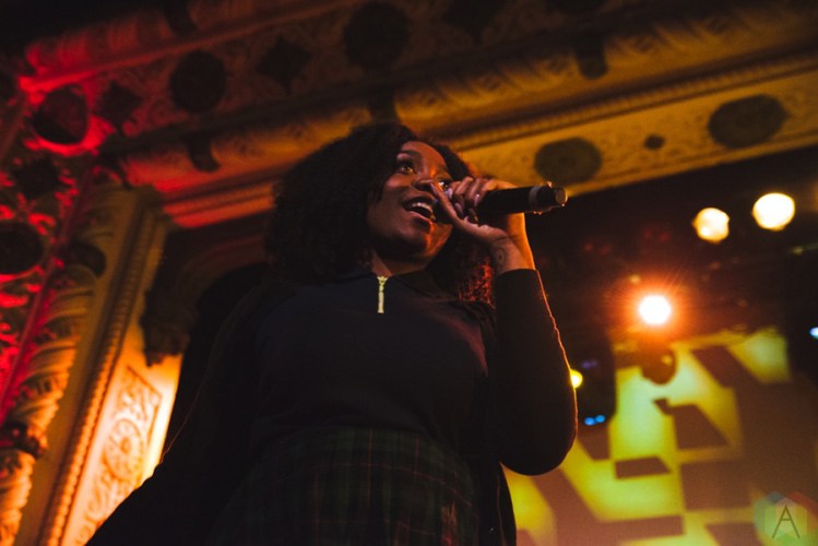 Noname performs at Metro Chicago in Chicago on February 8, 2017. (Photo: Callie Craig/Aesthetic Magazine)