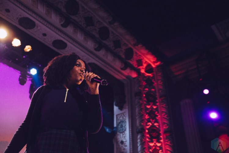 Noname performs at Metro Chicago in Chicago on February 8, 2017. (Photo: Callie Craig/Aesthetic Magazine)
