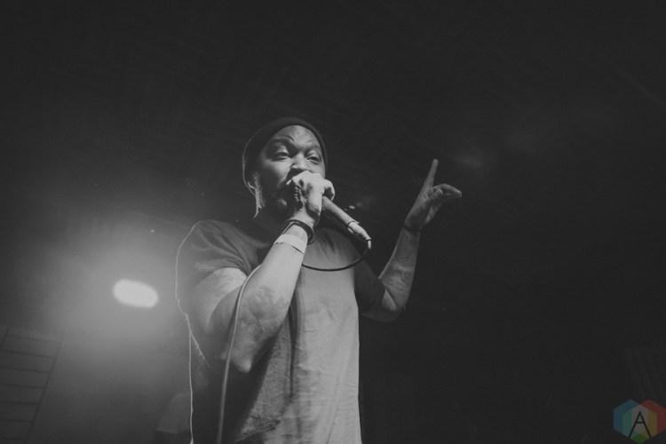 P.O.S performs at Adelaide Hall in Toronto on January 31, 2017. (Photo: Lauren Garbutt/Aesthetic Magazine)