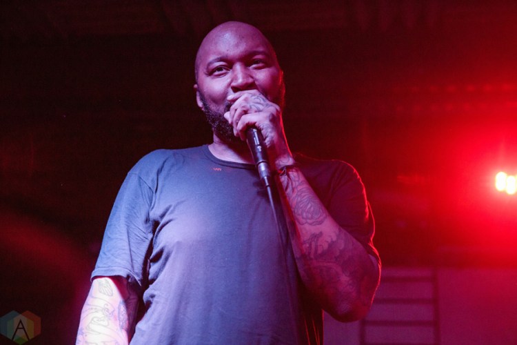 P.O.S performs at Adelaide Hall in Toronto on January 31, 2017. (Photo: Lauren Garbutt/Aesthetic Magazine)