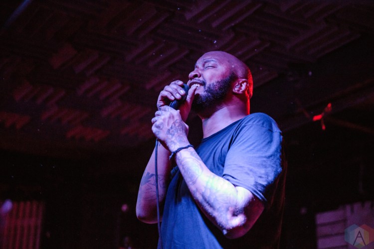 P.O.S performs at Adelaide Hall in Toronto on January 31, 2017. (Photo: Lauren Garbutt/Aesthetic Magazine)