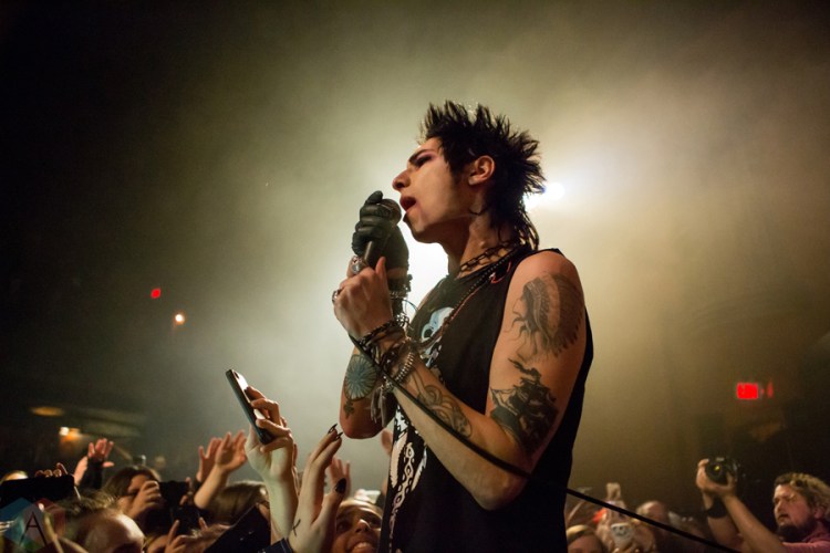 Palaye Royale performs at the Opera House in Toronto on February 15, 2017. (Photo: Katrina Lat/Aesthetic Magazine)