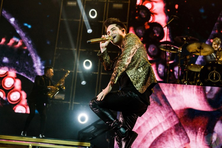 Panic at the Disco performs at the Mohegan Sun Arena in Uncasville, CT on February 24, 2017. (Photo: Timothy Boyer/Aesthetic Magazine)