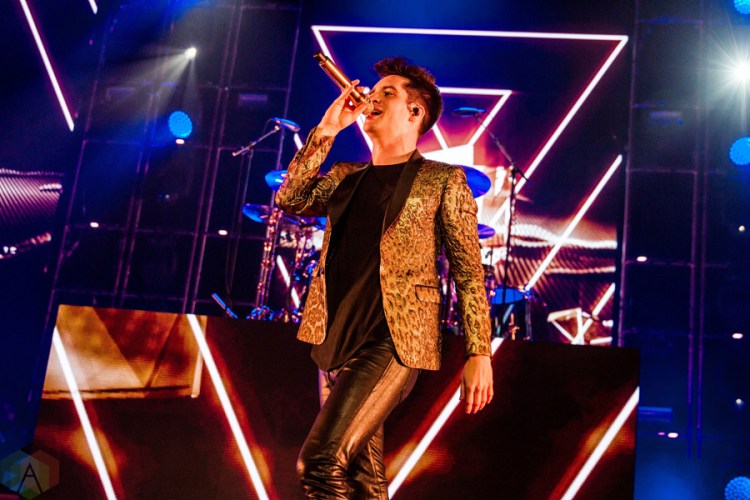 Panic at the Disco performs at the Mohegan Sun Arena in Uncasville, CT on February 24, 2017. (Photo: Timothy Boyer/Aesthetic Magazine)
