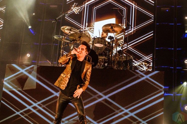 Panic at the Disco performs at the Mohegan Sun Arena in Uncasville, CT on February 24, 2017. (Photo: Timothy Boyer/Aesthetic Magazine)