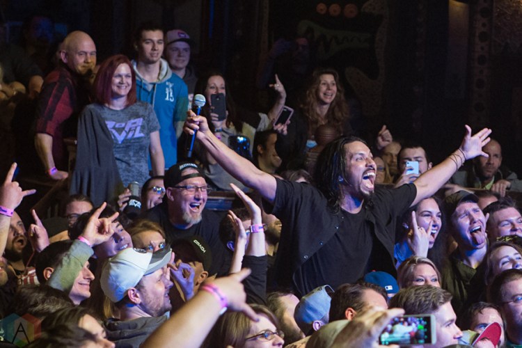 Pop Evil performs at the House Of Blues in Chicago on February 10, 2017. (Photo: Cindi Huang/Aesthetic Magazine)
