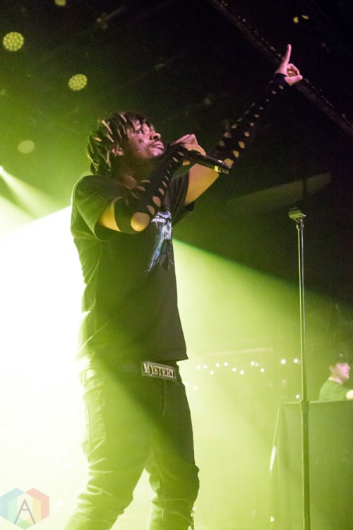 Ro Ransom performs at the Mod Club in Toronto on February 27, 2017. (Photo: Katrina Lat/Aesthetic Magazine)