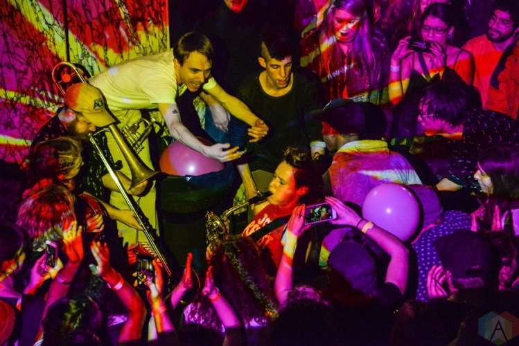 Rubblebucket performs at Warsaw in Brooklyn, New York on February 2, 2017. (Photo: Alx Bear/Aesthetic Magazine)