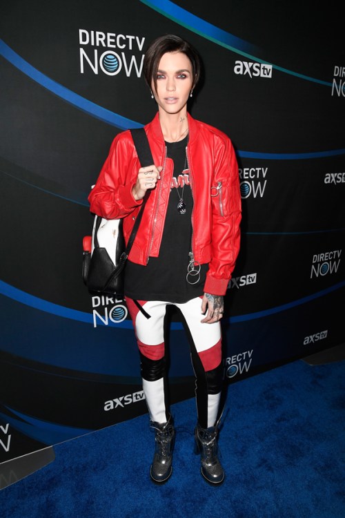 Ruby Rose attends the 2017 DIRECTV NOW Super Saturday Night Concert at Club Nomadic on February 4, 2017 in Houston, Texas. (Photo: Frazer Harrison/Getty)