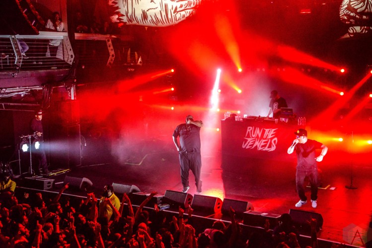 Run The Jewels performs at Terminal 5 in New York City on February 26, 2017. (Photo: Alx Bear/Aesthetic Magazine)
