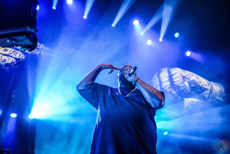 Run The Jewels performs at Terminal 5 in New York City on February 26, 2017. (Photo: Alx Bear/Aesthetic Magazine)
