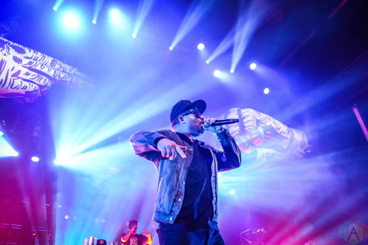 Run The Jewels performs at Terminal 5 in New York City on February 26, 2017. (Photo: Alx Bear/Aesthetic Magazine)