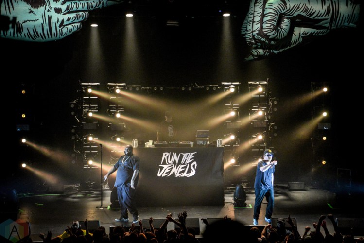 Run The Jewels performs at Terminal 5 in New York City on February 26, 2017. (Photo: Alx Bear/Aesthetic Magazine)