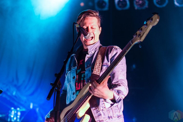 Switchfoot performs at the Phoenix Concert Theatre in Toronto on February 8, 2017. (Photo: Alyssa Balistreri/Aesthetic Magazine)