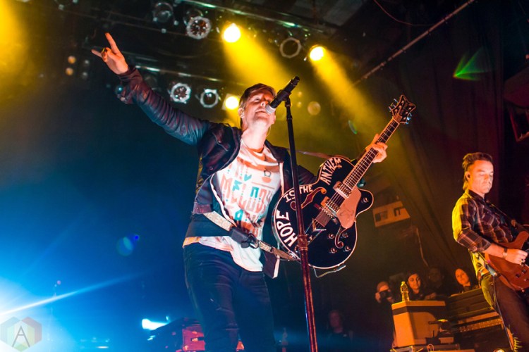 Switchfoot performs at the Phoenix Concert Theatre in Toronto on February 8, 2017. (Photo: Alyssa Balistreri/Aesthetic Magazine)