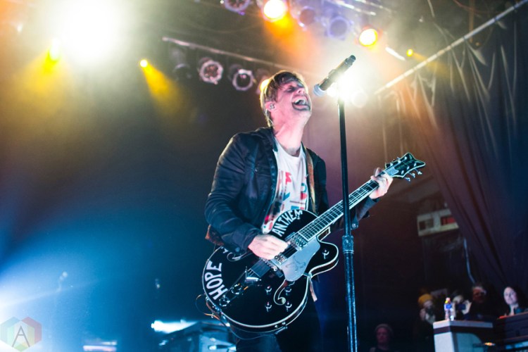 Switchfoot performs at the Phoenix Concert Theatre in Toronto on February 8, 2017. (Photo: Alyssa Balistreri/Aesthetic Magazine)
