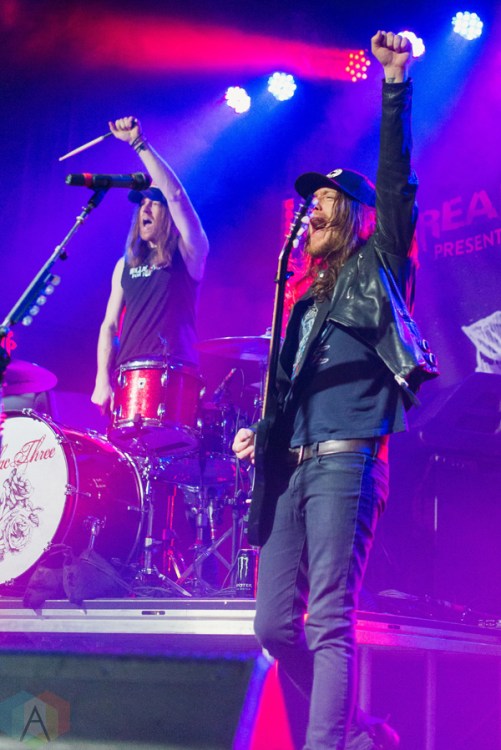 The Cadillac Three performs at St. Andrews Hall in Detroit on February 3, 2017. (Photo: Jennifer Boris/Aesthetic Magazine)