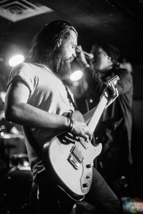 Too Close To Touch performs at Hard Luck Bar in Toronto on February 26, 2017. (Photo: Chloe Thomson/Aesthetic Magazine)