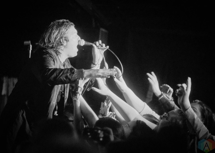 Too Close To Touch performs at Hard Luck Bar in Toronto on February 26, 2017. (Photo: Chloe Thomson/Aesthetic Magazine)