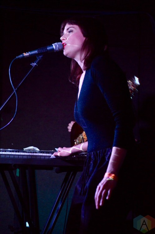 Tops performs at the Garrison in Toronto on February 17, 2017. (Photo: Justin Roth/Aesthetic Magazine)