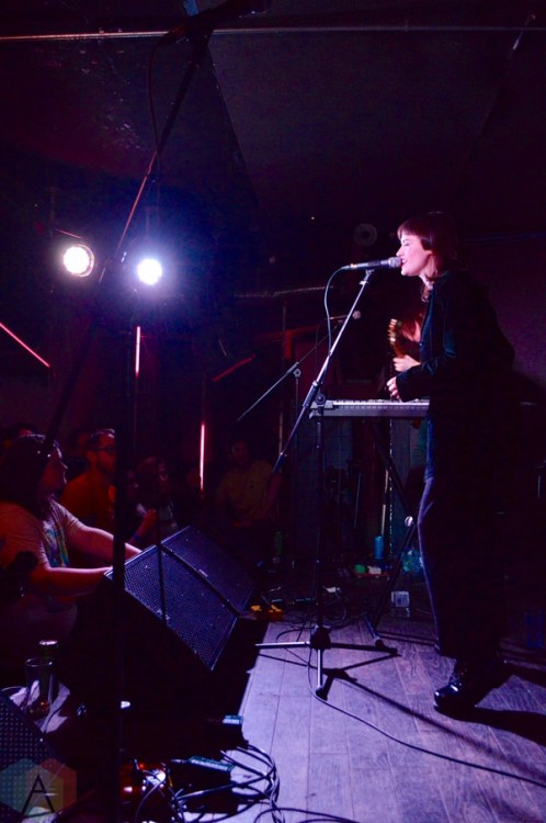 Tops performs at the Garrison in Toronto on February 17, 2017. (Photo: Justin Roth/Aesthetic Magazine)