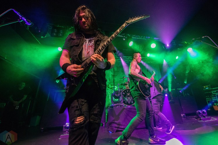 Trivium performs at Rock City in Nottingham on February 18, 2017. (Photo: Sabrina Ramdoyal/Aesthetic Magazine)