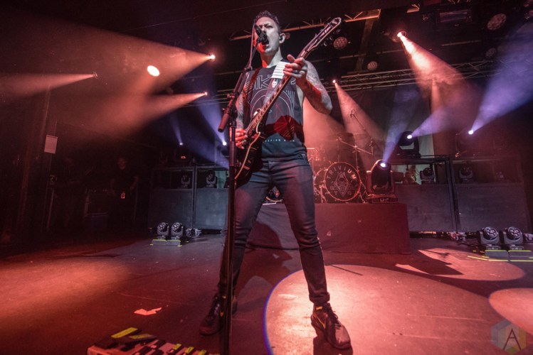 Trivium performs at Rock City in Nottingham on February 18, 2017. (Photo: Sabrina Ramdoyal/Aesthetic Magazine)