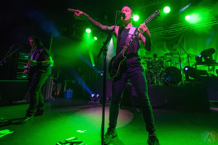 Trivium performs at Rock City in Nottingham on February 18, 2017. (Photo: Sabrina Ramdoyal/Aesthetic Magazine)