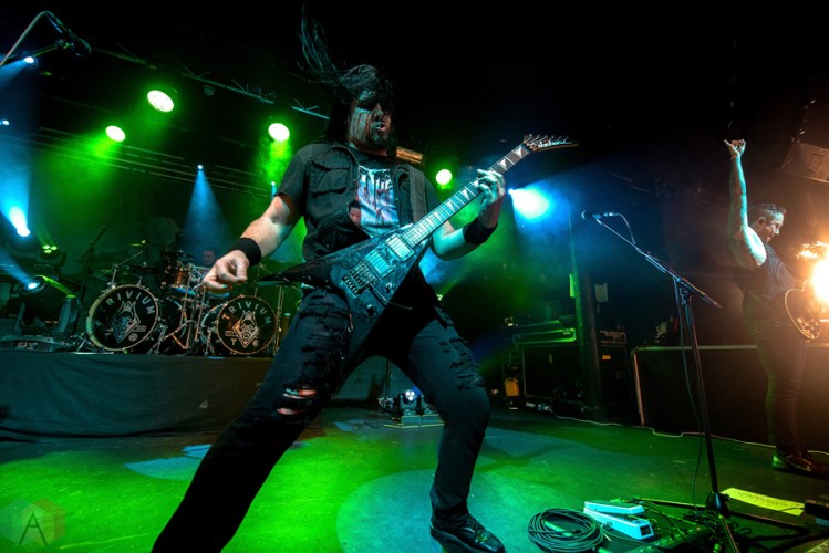 Trivium performs at Rock City in Nottingham on February 18, 2017. (Photo: Sabrina Ramdoyal/Aesthetic Magazine)