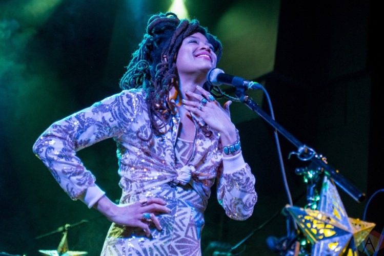 Valerie June performs at the Great Hall in Toronto on February 9, 2017. (Photo: Orest Dorosh/Aesthetic Magazine)