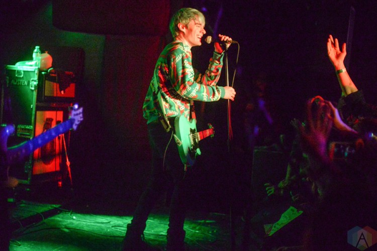 Waterparks performs at Hard Luck Bar in Toronto on February 26, 2017. (Photo: Chloe Thomson/Aesthetic Magazine)