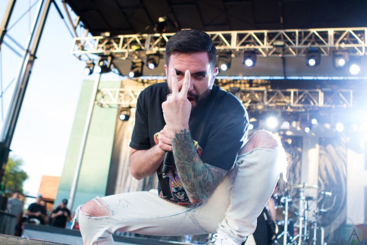A Day To Remember performs at the Kino Veterans Memorial Stadium in Tucson, AZ on March 26, 2017 during KFMA Day. (Photo: Meghan Lee/Aesthetic Magazine)